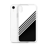 elegant black and white combination designed iPhone Case