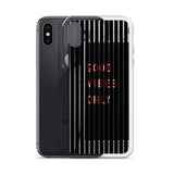 good vibes only premium quality iPhone Case