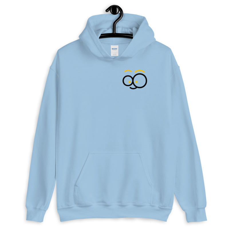 Cute Face shape Design Hoodie With Front and Back Design