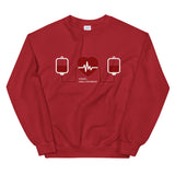 Message for the Blood Donation elegant Sweatshirt