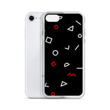 elegant shapes pattern premium quality iPhone Case