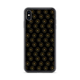 premium gold shape pattern iPhone Case by rocky apparels