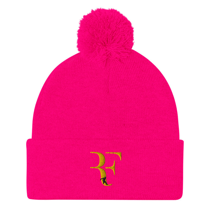 roger federer premium Pom-Pom Beanie by rocky apparels