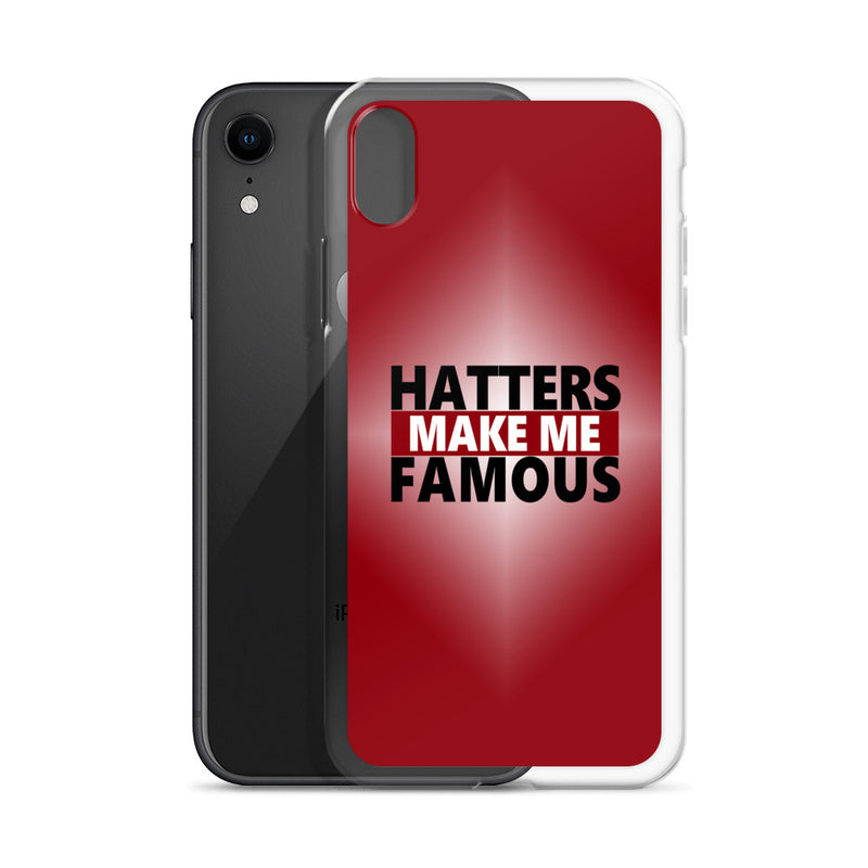 hatters make me famous elegant design iPhone Case