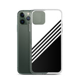 elegant black and white combination designed iPhone Case