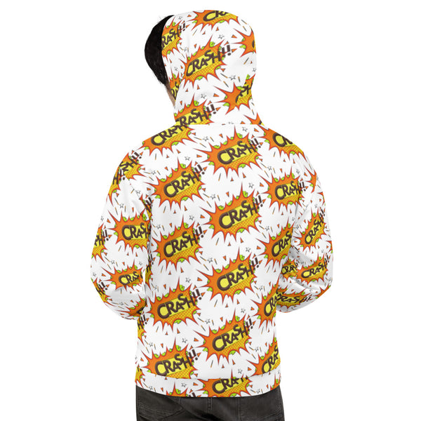 unique crash pattern Hoodie by rocky apparels