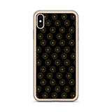 premium gold shape pattern iPhone Case by rocky apparels