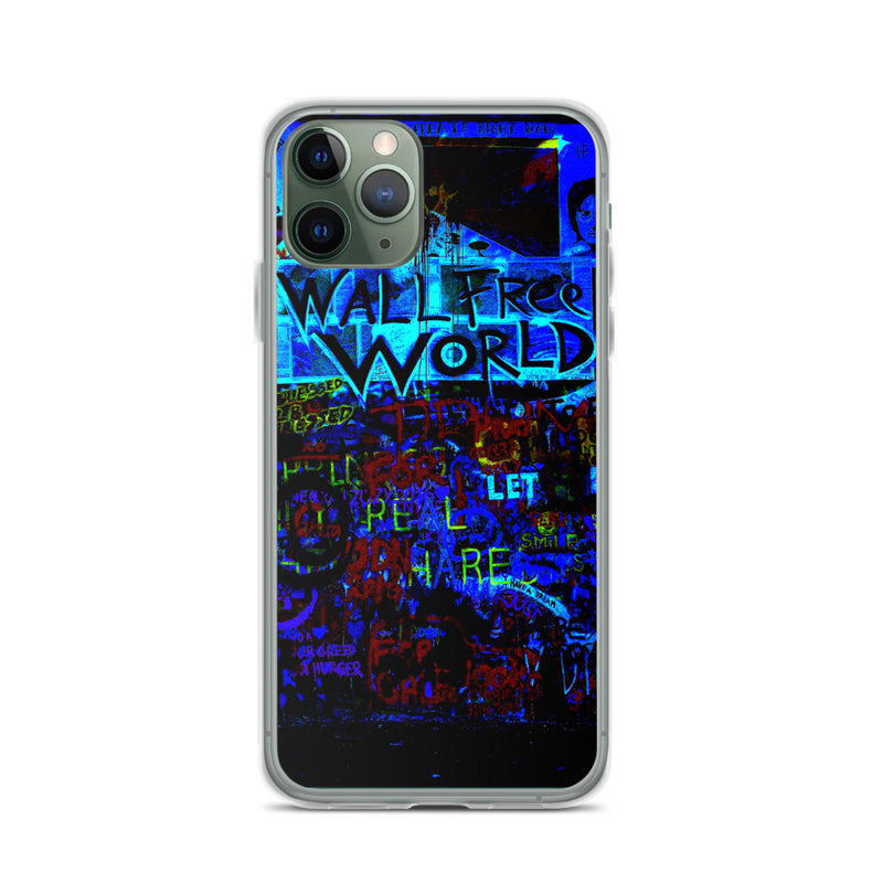 wall free world unique designed iPhone Case