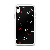 elegant shapes pattern premium quality iPhone Case