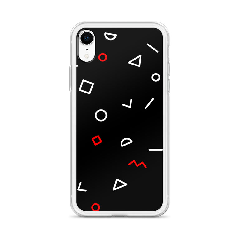 elegant shapes pattern premium quality iPhone Case