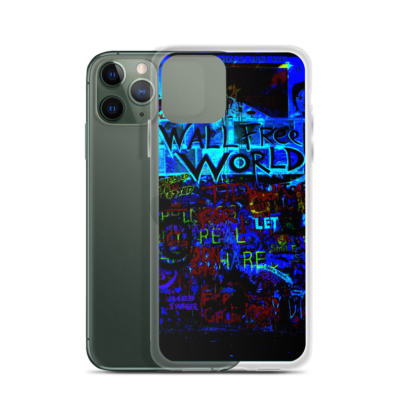 wall free world unique designed iPhone Case